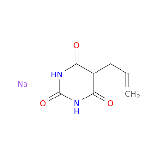 2,4,6(1H,3H,5H)-嘧啶四乙烯,5-(2-丙烯-1-基)-,钠盐(1：1)