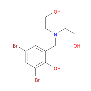 Phenol, 2-[[bis(2-hydroxyethyl)amino]methyl]-4,6-dibromo-