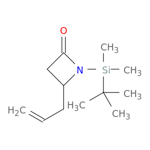 2-Azetidinone, 1-[(1,1-dimethylethyl)dimethylsilyl]-4-(2-propenyl)-