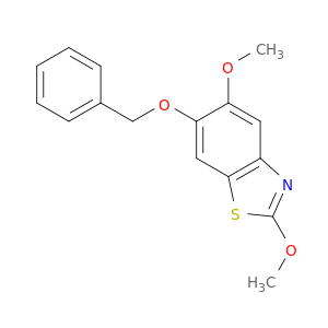 Benzothiazole, 2,5-dimethoxy-6-(phenylmethoxy)-
