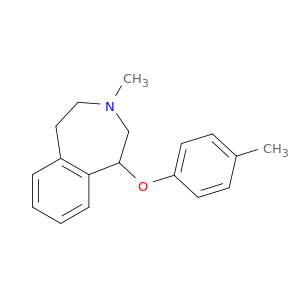 1H-3-Benzazepine, 2,3,4,5-tetrahydro-3-methyl-1-(4-methylphenoxy)-