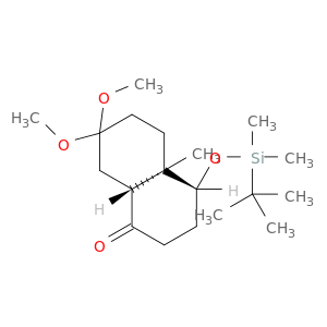 (4S,4aS,8aS)-4-(dimethyl-tert-butyl-silyl)oxy-7,7-dimethoxy-4a-methyl-decalin-1-one