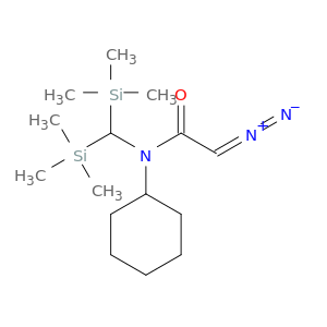 Acetamide, N-[bis(trimethylsilyl)methyl]-N-cyclohexyl-2-diazo-