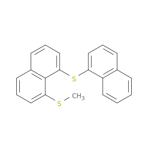 Naphthalene, 1-(methylthio)-8-(1-naphthalenylthio)-