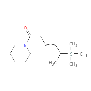 Piperidine, 1-[1-oxo-5-(trimethylsilyl)-3-hexenyl]-