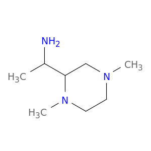 1-(1,4-dimethylpiperazin-2-yl)ethan-1-amine