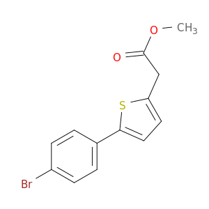 2-Thiopheneacetic acid, 5-(4-bromophenyl)-, methyl ester
