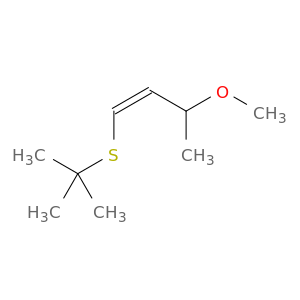 1-Butene, 1-[(1,1-dimethylethyl)thio]-3-methoxy-, (Z)-