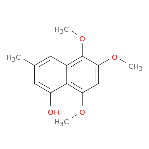 1-Naphthalenol, 5,6,8-trimethoxy-3-methyl-