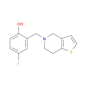 Phenol, 2-[(6,7-dihydrothieno[3,2-c]pyridin-5(4H)-yl)methyl]-4-fluoro-