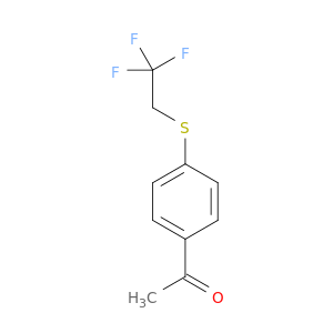 1-{4-[(2,2,2-trifluoroethyl)sulfanyl]phenyl}ethan-1-one