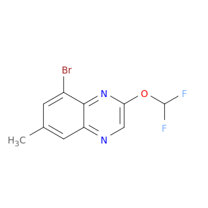 Quinoxaline, 8-bromo-2-(difluoromethoxy)-6-methyl-