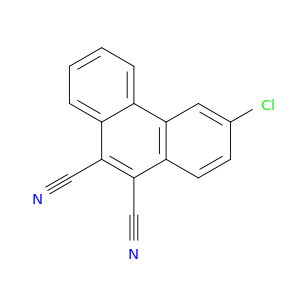 9,10-Phenanthrenedicarbonitrile, 3-chloro-