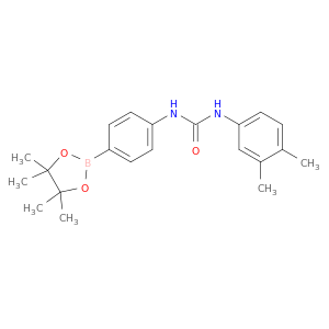 N-(3,4-二甲基苯基)-N'-[4-(4,4,5,5-四甲基-1,3,2-二氧硼杂环戊烷-2-基)苯基]-脲