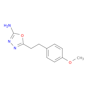 5-[2-(4-Methoxyphenyl)ethyl]-1,3,4-oxadiazol-2-amine