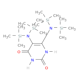 2,4(1H,3H)-Pyrimidinedione, 5,6-bis[bis(trimethylsilyl)amino]-
