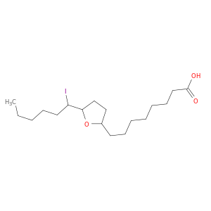 2-Furanoctanoic acid, tetrahydro-5-(1-iodohexyl)-