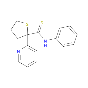 2-Thiophenecarbothioamide, tetrahydro-N-phenyl-2-(2-pyridinyl)-
