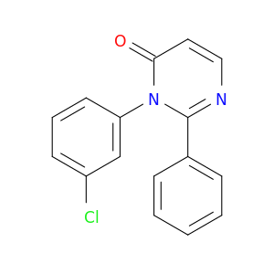 4(3H)-Pyrimidinone, 3-(3-chlorophenyl)-2-phenyl-