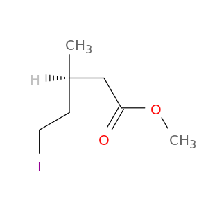 Pentanoic acid, 5-iodo-3-methyl-, methyl ester, (S)-