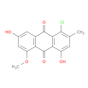 9,10-Anthracenedione, 1-chloro-4,7-dihydroxy-5-methoxy-2-methyl-