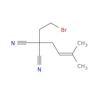 Propanedinitrile, (2-bromoethyl)(3-methyl-2-butenyl)-