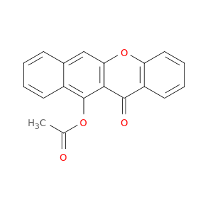 12H-Benzo[b]xanthen-12-one, 11-(acetyloxy)-