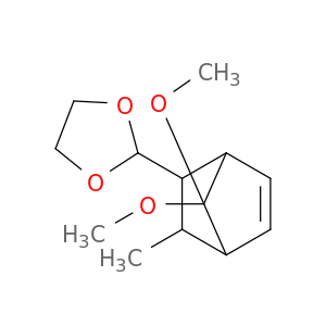 1,3-Dioxolane,2-(7,7-dimethoxy-3-methylbicyclo[2.2.1]hept-5-en-2-yl)-