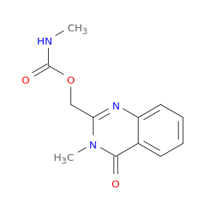 4(3H)-Quinazolinone, 3-methyl-2-[[[(methylamino)carbonyl]oxy]methyl]-