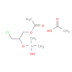 Silanol, [2-(acetyloxy)-1-(chloromethyl)ethoxy]dimethyl-, acetate