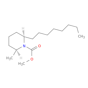1-Piperidinecarboxylic acid, 2-methyl-6-octyl-, methyl ester, cis-