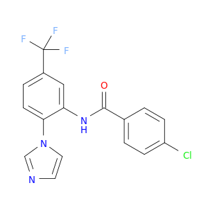 Benzamide, 4-chloro-N-[2-(1H-imidazol-1-yl)-5-(trifluoromethyl)phenyl]-
