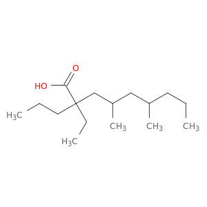 Nonanoic acid, 2-ethyl-4,6-dimethyl-2-propyl-