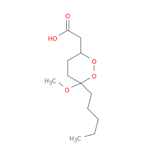 1,2-Dioxane-3-acetic acid, 6-methoxy-6-pentyl-