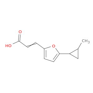 3-[5-(2-methylcyclopropyl)furan-2-yl]prop-2-enoic Acid