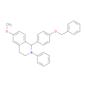 6-METHOXY-2-PHENYL-1-(4-(PHENYLMETHOXY)PHENYL)-1,2,3,4-TETRAHYDROISOQUINOLINE