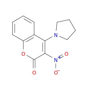 3-NITRO-4-(PYRROLIDIN-1-YL)COUMARIN