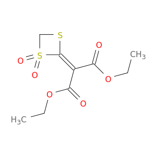 Propanedioic acid, (1,1-dioxido-1,3-dithietan-2-ylidene)-, diethyl ester
