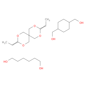 3,9-diethylidene-2,4,8,10-tetraoxaspiro[5.5]undecane; hexane-1,6-diol; [4-(hydroxymethyl)cyclohexyl]methanol