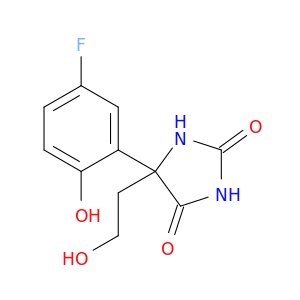 2,4-Imidazolidinedione, 5-(5-fluoro-2-hydroxyphenyl)-5-(2-hydroxyethyl)-