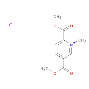 Pyridinium, 2,5-bis(methoxycarbonyl)-1-methyl-, iodide