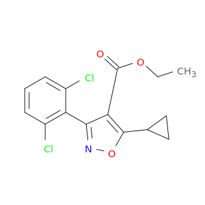 5-环丙基-3-(2,6-二氯苯基)异噁唑-4-羧酸乙酯