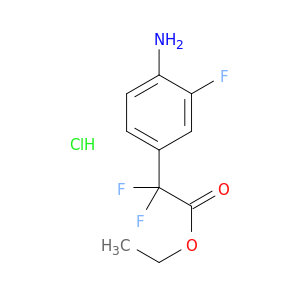 ETHYL 2-(4-AMINO-3-FLUOROPHENYL)-2,2-DIFLUOROACETATE HCl
