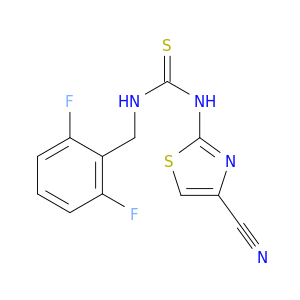 Thiourea, N-(4-cyano-2-thiazolyl)-N'-[(2,6-difluorophenyl)methyl]-