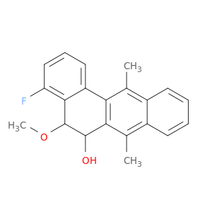 4-fluoro-5-methoxy-7,12-dimethyl-5,6-dihydrotetraphen-6-ol