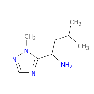 3-Methyl-1-(1-methyl-1H-1,2,4-triazol-5-yl)butan-1-amine
