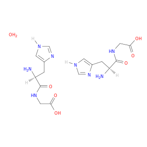 Glycine, L-histidyl-, hydrate (2:1)