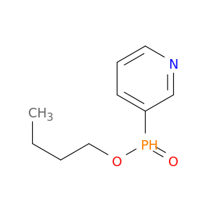 Phosphinic acid, 3-pyridinyl-, butyl ester