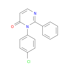 4(3H)-Pyrimidinone, 3-(4-chlorophenyl)-2-phenyl-