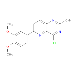 Pyrido[3,2-d]pyrimidine, 4-chloro-6-(3,4-dimethoxyphenyl)-2-methyl-